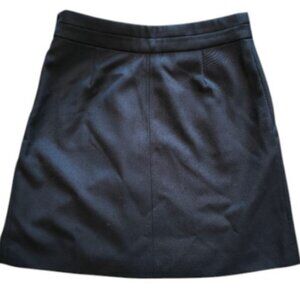 Kookai France dark blue structured A-line mini skirt size 34